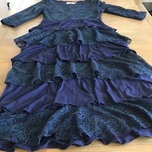 Dainty Jewell Ruffle Dress